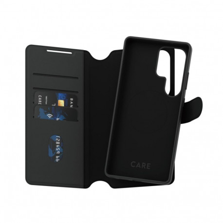 Kaitseümbris kaanega Tango 2-in-1 Wallet Magnetic, Samsung Galaxy S25 Ultra, must, magnetringiga, CA