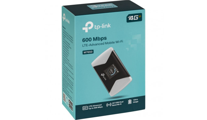 TP-LINK M7650 -LTE-modeemi ja WiFi-tukiasema