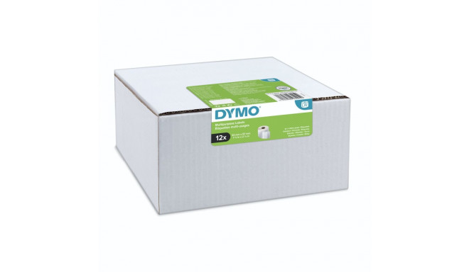 Dymo LabelWriter universaalne etikett 57 x 32 mm, 12 x 1000 etiketti, valge