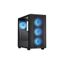 Case|CHIEFTEC|HUNTER 3|MidiTower|Case product features Transparent panel|Not included|ATX|EATX|Micro