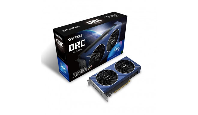 Graphics Card|SPARKLE|Intel Arc A580|8 GB|GDDR6|256 bit|PCIE 4.0 16x|Dual Slot Fansink|1xHDMI|3xDisp