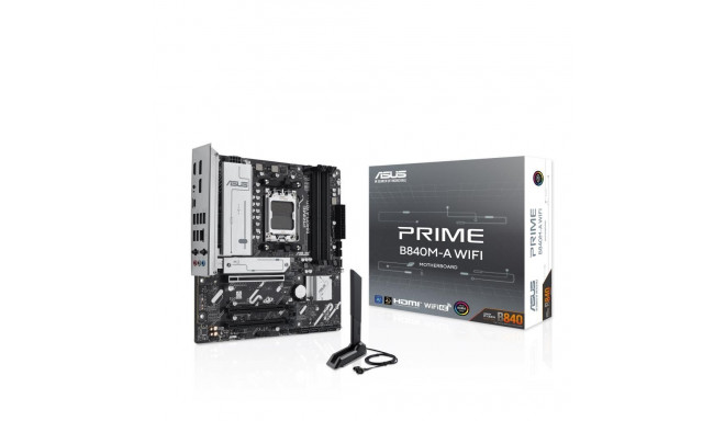 Mainboard|ASUS|AMD B840|SAM5|Micro-ATX|Memory DDR5|Memory slots 4|2xPCI-Express 3.0 16x|1xPCI-Expres