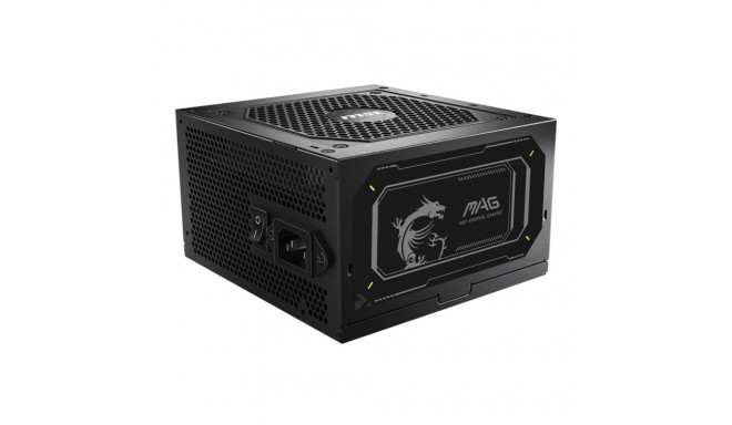 Power Supply|MSI|MAG A850GL PCIE5 II|850 Watts|Efficiency 80 PLUS GOLD|PFC Active|MAGA850GLPCIE5II