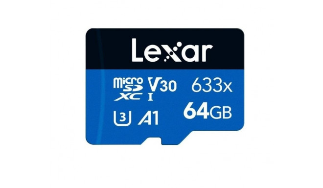 MEMORY MICRO SDXC 64GB UHS-I/LMS0633064G-BNNNG LEXAR