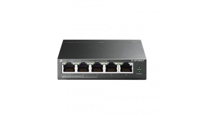 Switch|TP-LINK|5x10Base-T / 100Base-TX|PoE ports 4|TL-SF1005LP