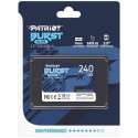 SSD|PATRIOT|Burst Elite|240GB|SATA 3.0|3D NAND|Write speed 320 MBytes/sec|Read speed 450 MBytes/sec|