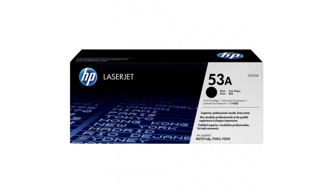 "HP 53A original LaserJet Toner cartridge Q7553A black standard capacity 3.000 pages 1-pack"