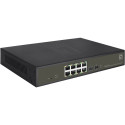 "Switch 8x GE GES-2110P 2xGSFP 19"" 130W 8xPoE+"