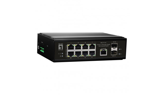 "Switch 8x GE IGP-1061 2xGSFP 240W 8xPoE+"