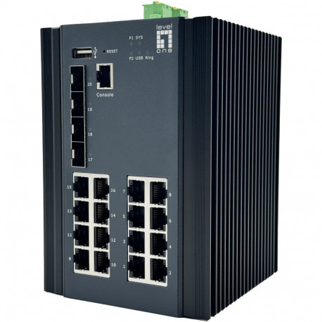 "Switch 20x GE IGU-2071 16x 1GbE.4x 2.5GbE SFP sw"