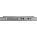"Switch 16x FE FEP-1612 19"" 480W 16xPoE"
