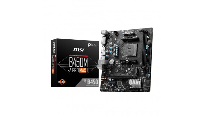 "MSI B450M-A Pro MAX II (B450.AM4.mATX.DDR4)"
