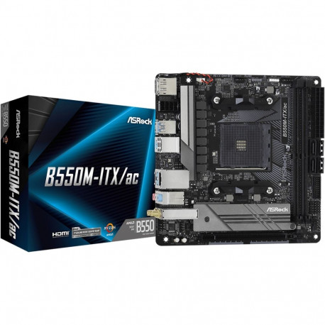 "ASRock B550M-ITX/ac AM4 mITX HDMI/DP DDR4 retail"