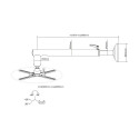 "Equip Beamer Wandhalterung universal bis 26kg nur Wand sw retail"