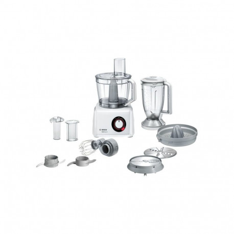 "Bosch Kompakt-Küchenmaschine Multi Talent 8 1100 W Weiß/Edelstahl"