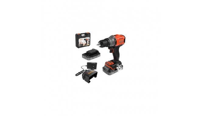 "Black&Decker Akku-Bohrschrauber 18V 2x2Ah.2G.Kof BCD382D2XK"