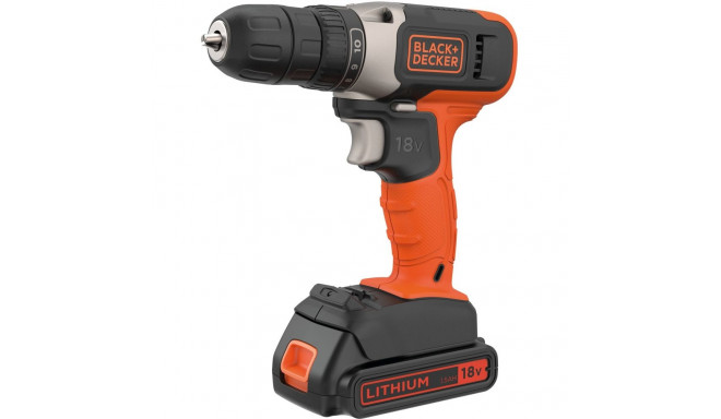 "Black&Decker Akku-Bohrschrauber 18V 1.5Ah BCD001C1"
