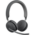 "Logitech HEADSET - Zone Wireless 2 UC - GRAPHITE UC - 2.4GHZ/BT - EMEA-914 - A00174 A00172 NO STAND