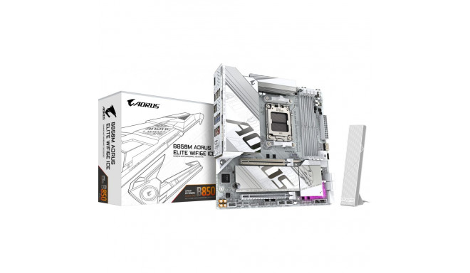 "AM5 Gigabyte B850M AORUS ELITE WF6E ICE"