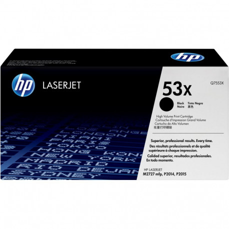 "HP Toner 53X Q7553X Schwarz bis zu 7.000 Seiten"
