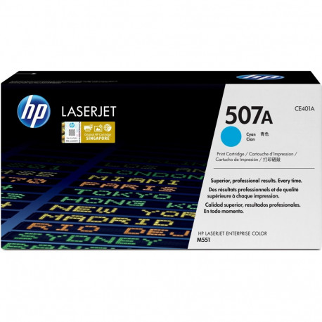 "HP 507A original original Toner cartridge CE401A cyan standard capacity 6.000 pages 1-pack"