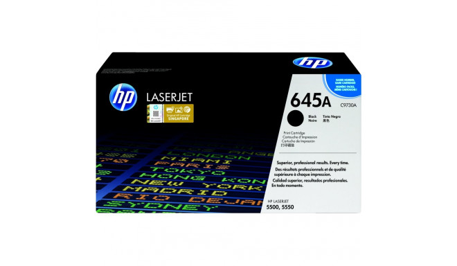 "HP Toner 645A C9730A Schwarz bis zu 13.000 Seiten"