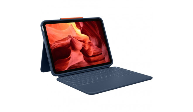 "Logitech Rugged Combo 4 for iPad 10th gen - CLASSIC BLUE - (DE) - EMEA-914 - KB EDU BULK"