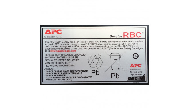 "APC Ersatzbatterie RBC22"