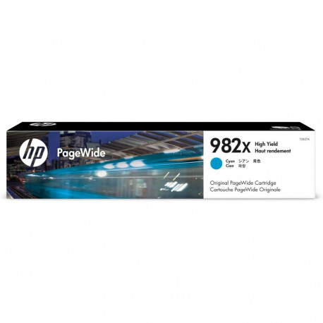 "HP 982X PageWide Cartridge Cyan High Yield"