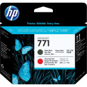 "HP Druckkopf CE017A 771 Matt Schwarz und Rot"
