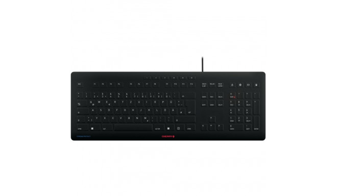 "Cherry Keyboard STREAM PROTECT [DE] black"