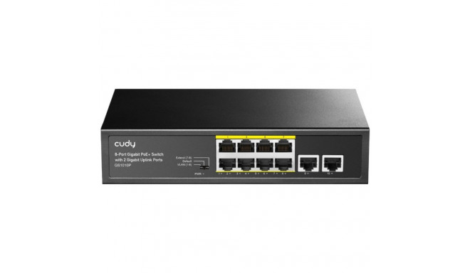 "8P Cudy GS1010P RM PoE+"