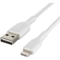 "Belkin Lightning Lade/Sync Kabel ummantelt mfi 1m weiß"