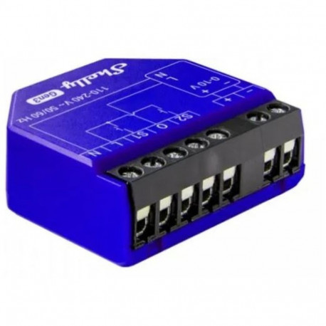 "Shelly Relais ""Dimmer"" Unterputz 0-10V oder 1-10V PM Gen3"