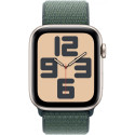 "APPLE Watch SE GPS + Cellular 44mm Starlight Aluminium Case with Lake Green Sport Loop"