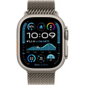 "APPLE Watch Ultra 2 GPS + Cellular 49mm Natural Titanium Case with Natural Titanium Milanese Loop -