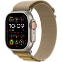 "APPLE Watch Ultra 2 GPS + Cellular 49mm Natural Titanium Case with Tan Alpine Loop - Medium"