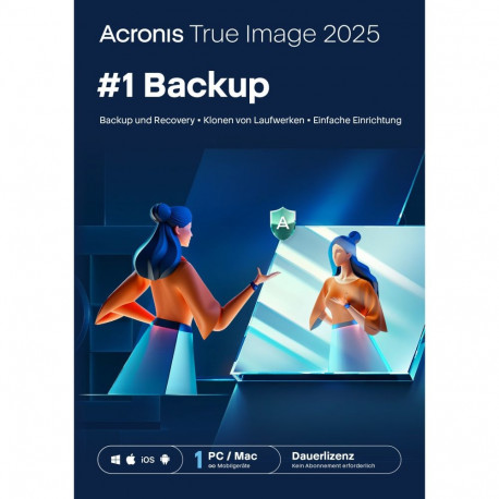 Acronis True Image 2025 1 arvutile tähtajatu, ESD-Download