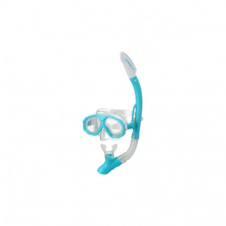 Snorgeldamise komplekt Speedo Leisure Adult Dual Lenses & Snorkel Combo SR helesinine