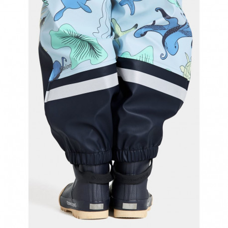 Vihmakomplekt Didriksons Waterman Print Kids 10 sinine/kirju - 110