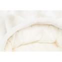 Animal bed : Trixie Nelli cuddly sack, 34 × 23 × 55 cm, white|taupe