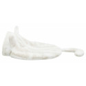 Animal bed : Trixie Nelli cuddly sack, 34 × 23 × 55 cm, white|taupe