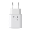 Joyroom JR-TCF12 mains charger 2x USB-C 20W PD | QC 3.0 - white