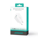 Joyroom JR-TCF12 võrgulaadija 2x USB-C 20W PD | QC 3.0 - valge