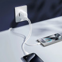Joyroom JR-TCF12 mains charger 2x USB-C 20W PD | QC 3.0 - white