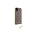 Guess GUHCP15MGF4GBR iPhone 15 Plus 6.7" brązowy|brown hardcase 4G Charms Collection