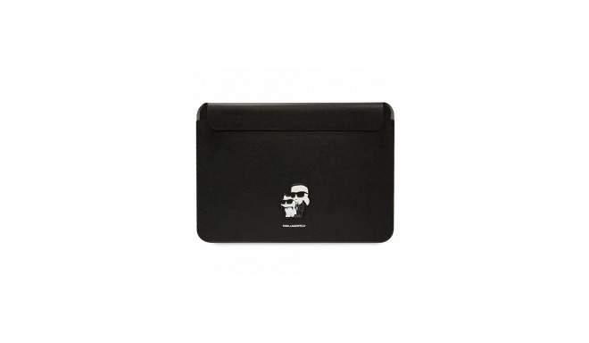 Karl Lagerfeld Sleeve KLCS16SAKCPMK 16 black|black Saffiano Karl&Choupette