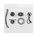 Wozinsky LED tagumine jalgratta valgus mikro USB punane valgus 5 režiimi must (WRBLB2)