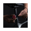 Wozinsky LED tagumine jalgratta valgus mikro USB punane valgus 5 režiimi must (WRBLB2)