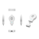 Forever MACS-100 magnetic wireless charging station with power bank white 5in1